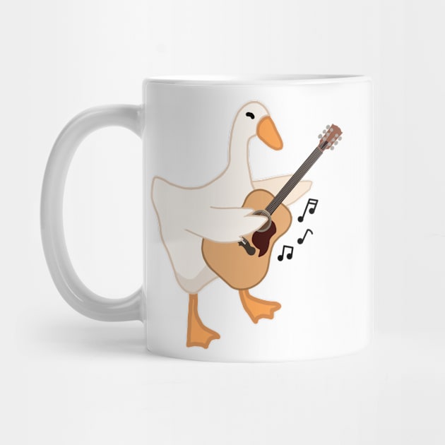 Guitar Goose by Artstuffs121